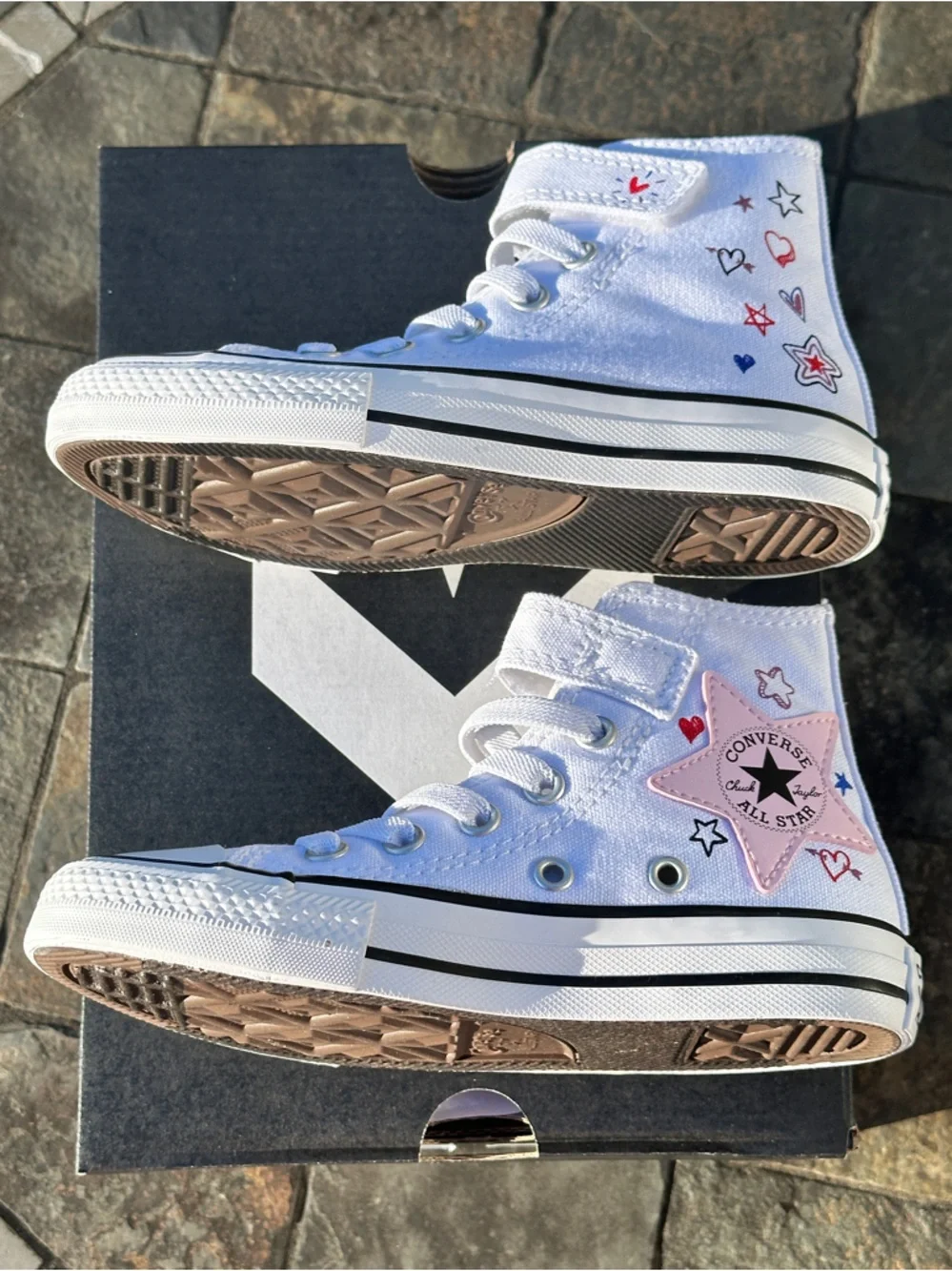 Converse CTAS Hi White Canvas Casual Girls Sneaker Youth Kids 11K | 12K | 2Y NEW